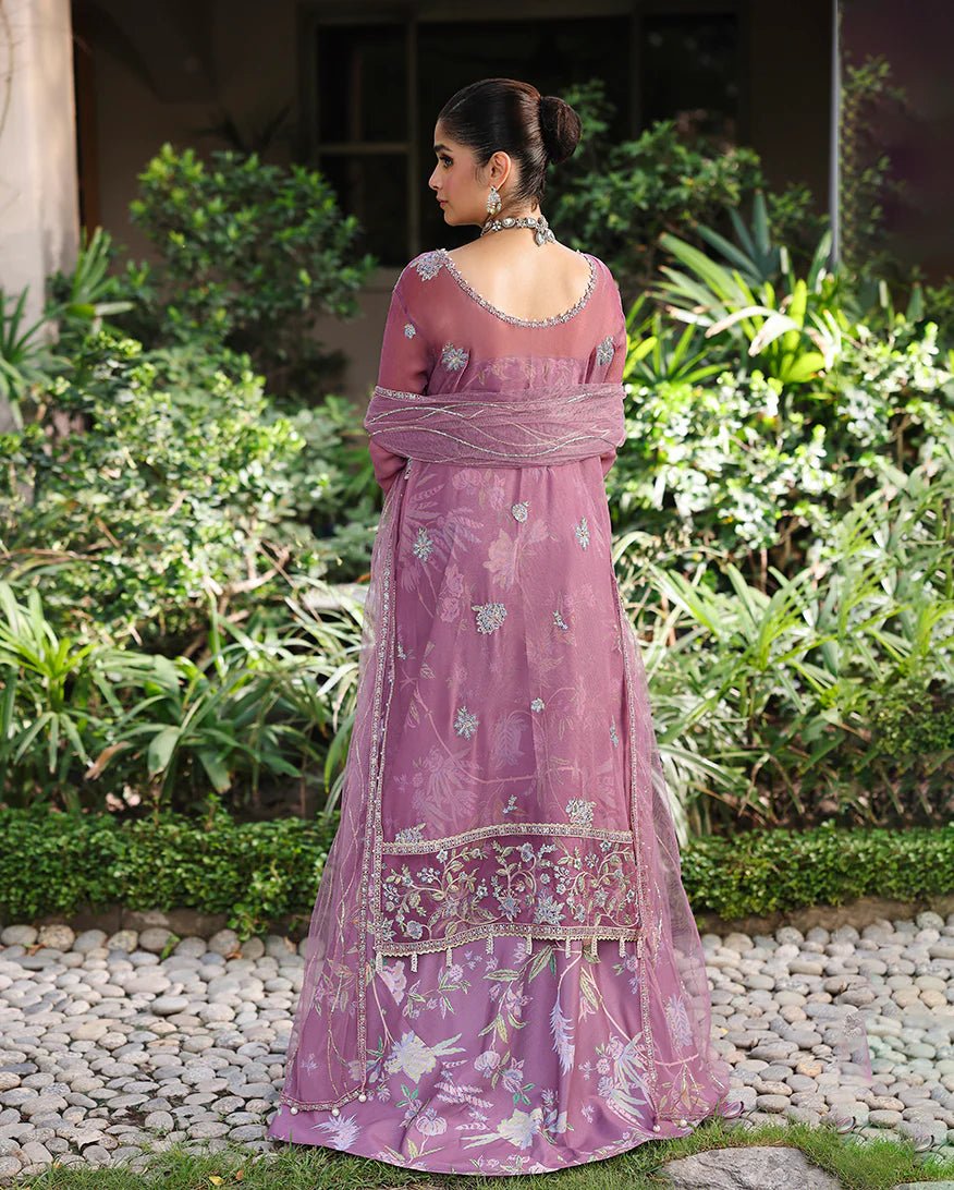 Roheenaz Aangan Luxury Chiffon 3 Piece Unstitched Suit