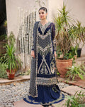 Roheenaz Aangan Chiffon 3 Piece Unstitched Lehenga Suit