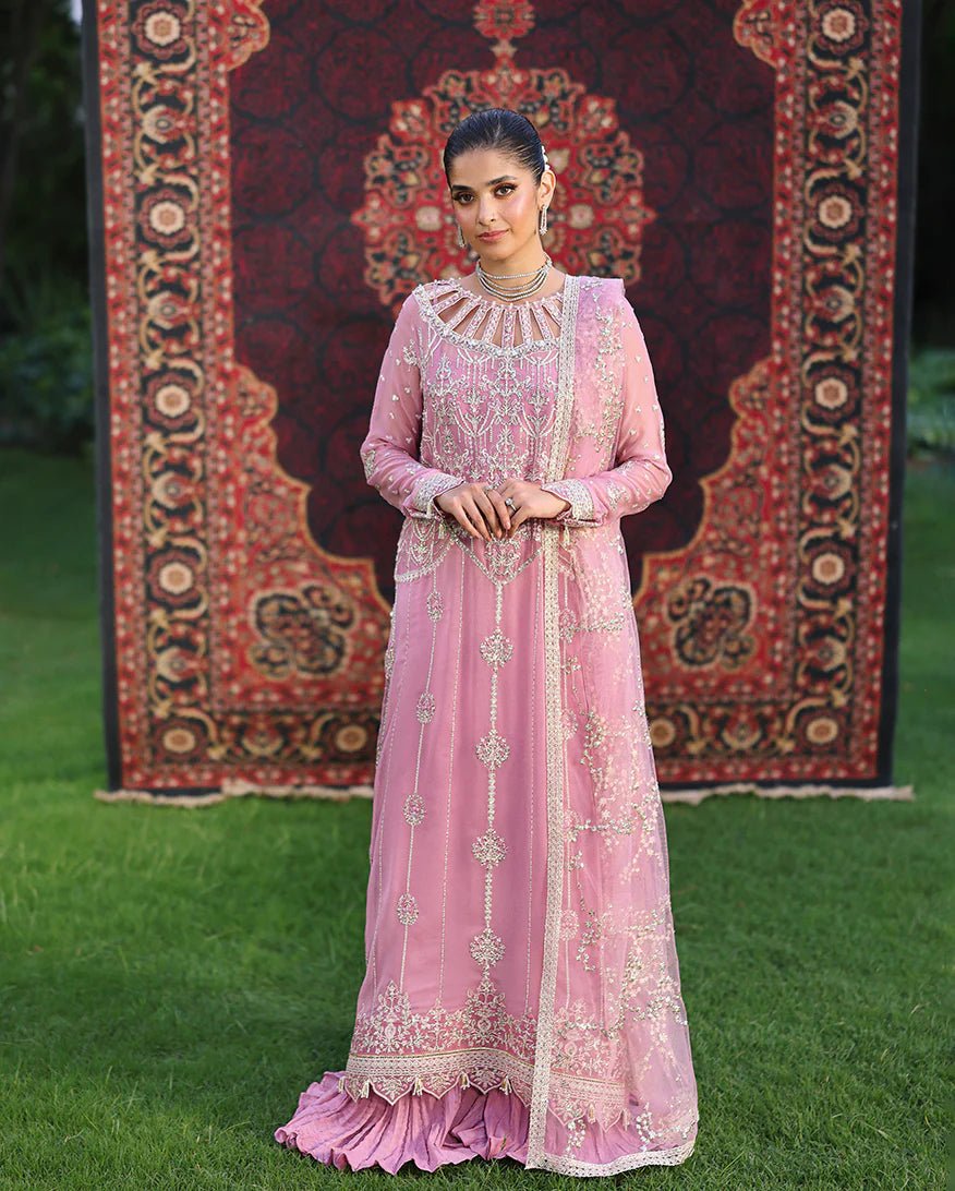 Roheenaz Naaz Aangan Luxury Chiffon 3PC Unstitched Suit