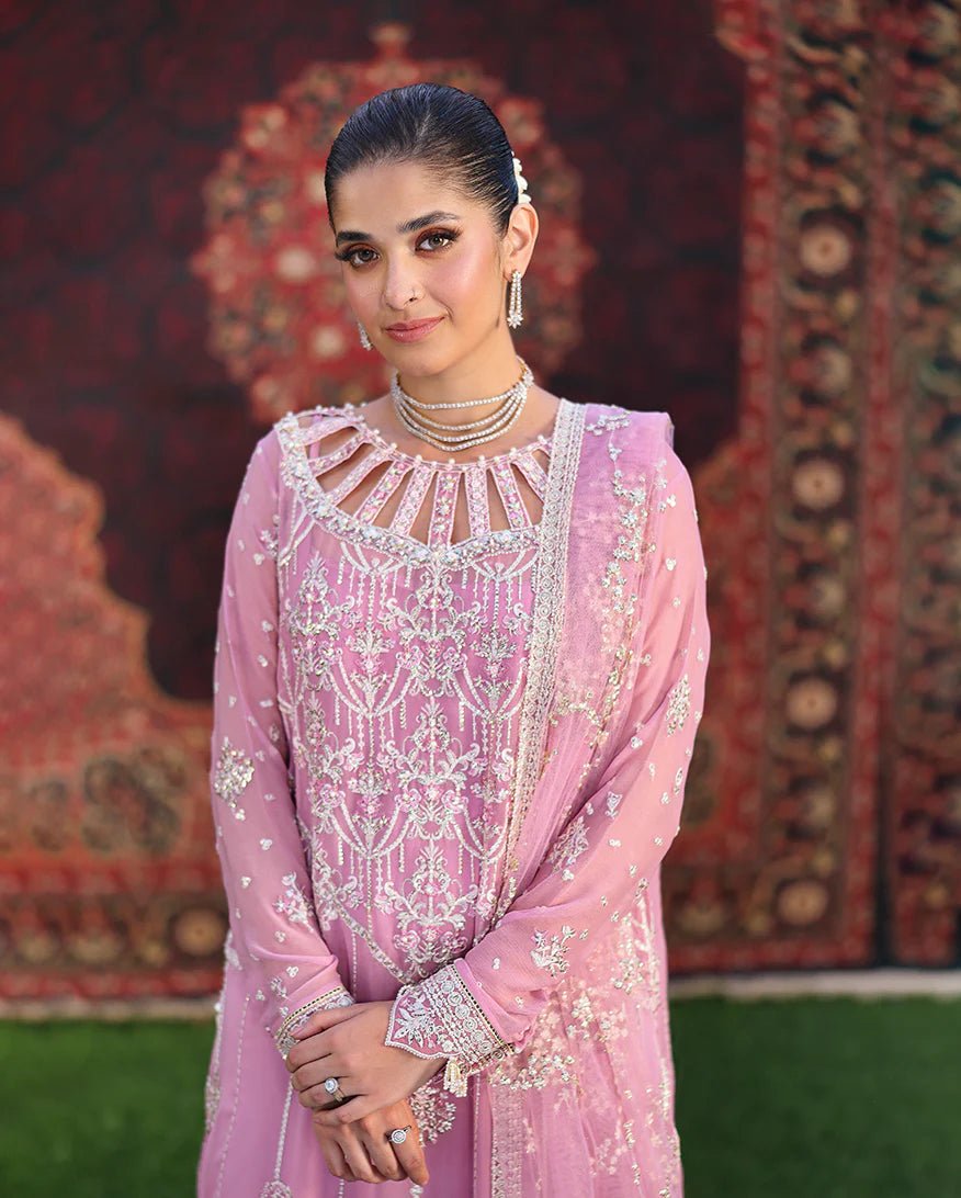 Roheenaz Naaz Aangan Luxury Chiffon 3PC Unstitched Suit