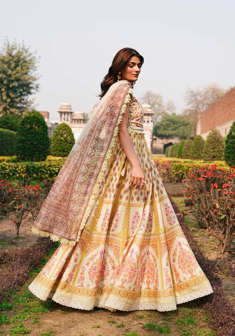 Lawn Zarqash 3 Piece Unstitched Embroidered Lawn
