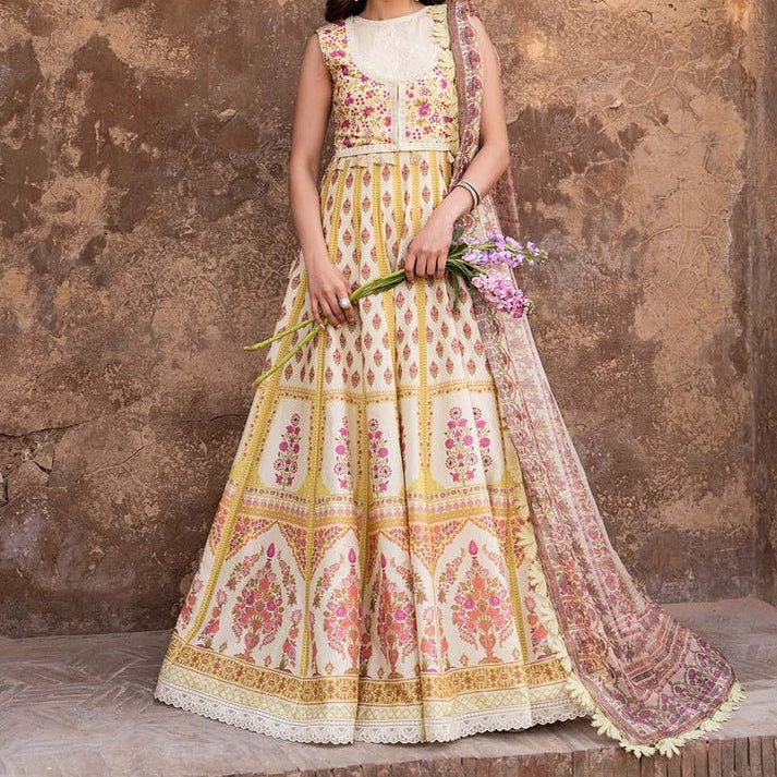 Lawn Zarqash 3 Piece Unstitched Embroidered Lawn