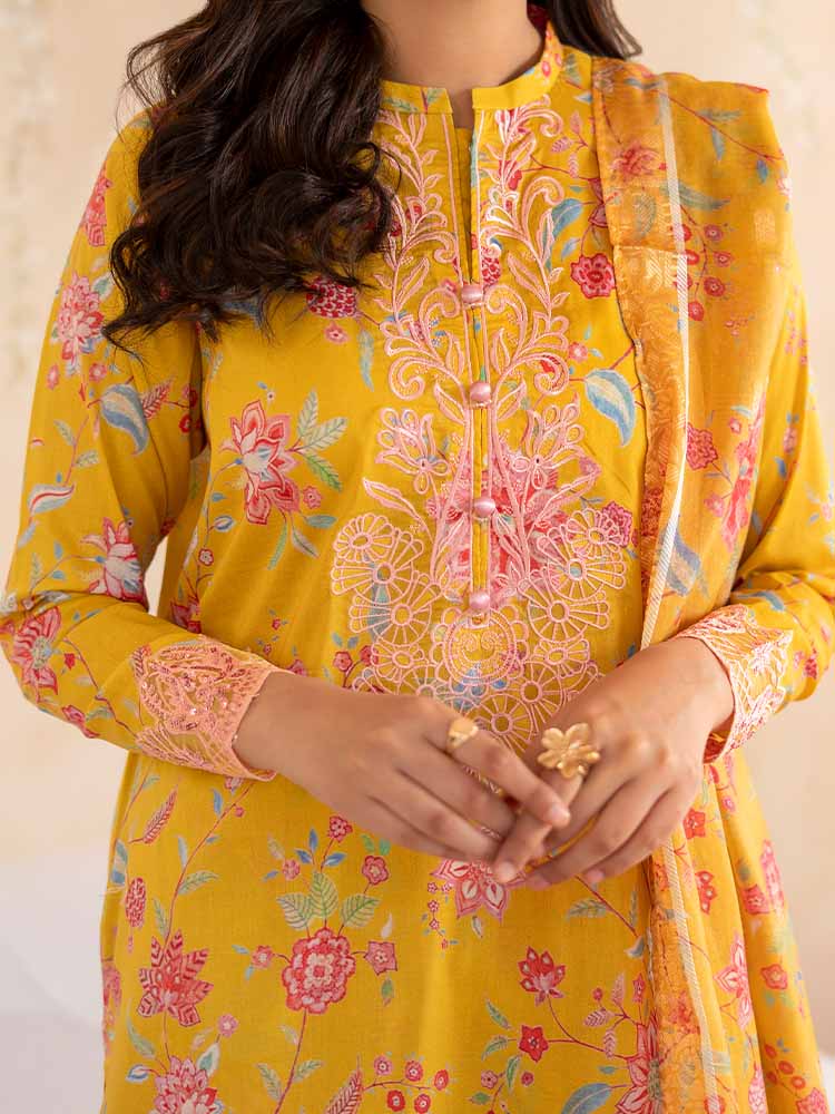 Gull Jee by NOVA Embroidered 3 Piece Unstitched Lawn Suit