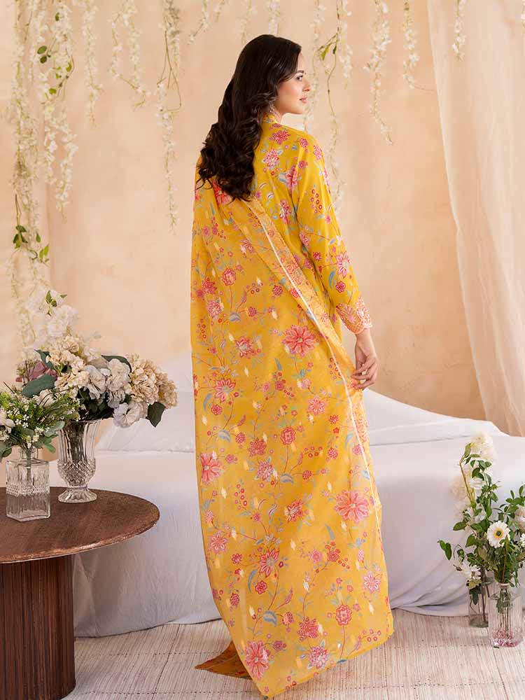 Gull Jee by NOVA Embroidered 3 Piece Unstitched Lawn Suit