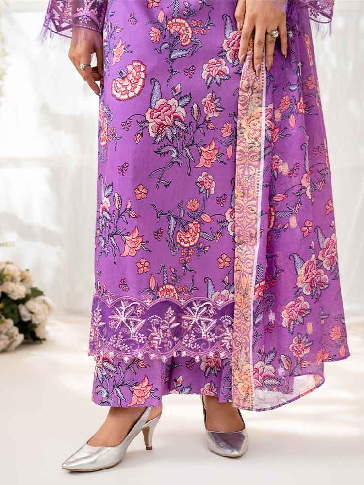 Gull Jee Bernish by NOVA 3 Piece Unstitched Lawn Suit