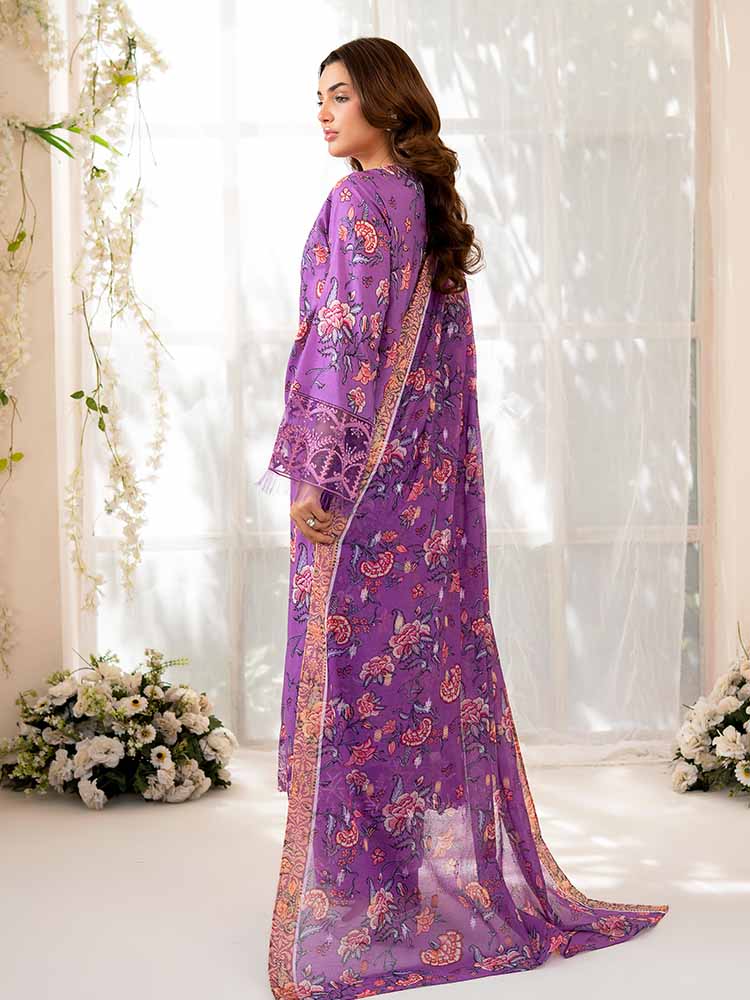 Gull Jee Bernish by NOVA 3 Piece Unstitched Lawn Suit