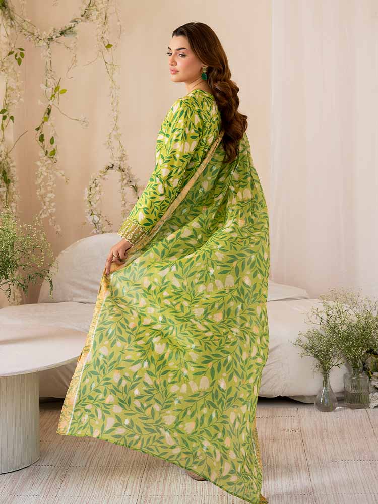 NOVA 3-Piece Unstitched Printed Lawn Embroidered Suit