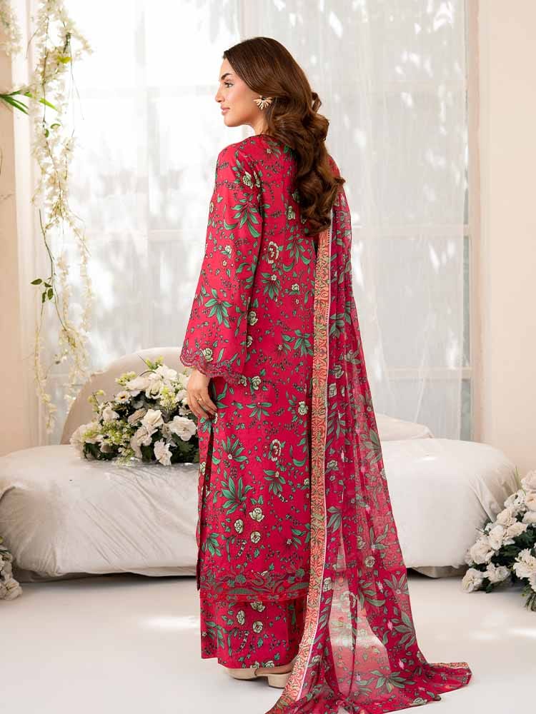 Gull Jee by NOVA Embroidered 3 Piece Unstitched Lawn Suit