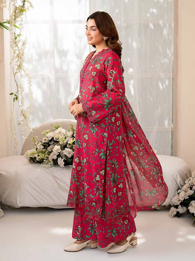 Gull Jee by NOVA Embroidered 3 Piece Unstitched Lawn Suit